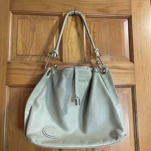 Fenice Leather Purse Boho Bucket Purse Made In Italy Tan